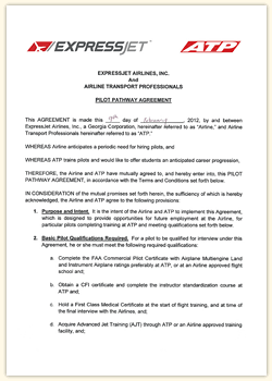 Letter from ExpressJet