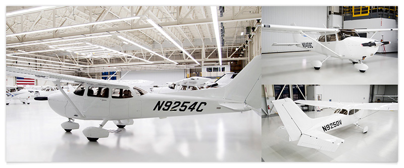 Factory-New Cessna 172s