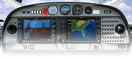 DA40 Diamond Star with G100 Glass Cockpit