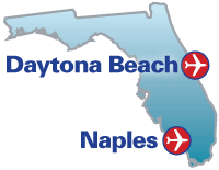 JAA Florida Locations - Daytona Beach and Naples