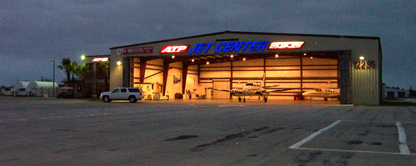 ATP Daytona Beach International Airport Jet Center Night Shot