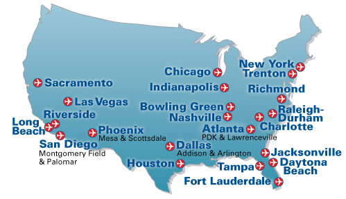 ATP Flight School Map