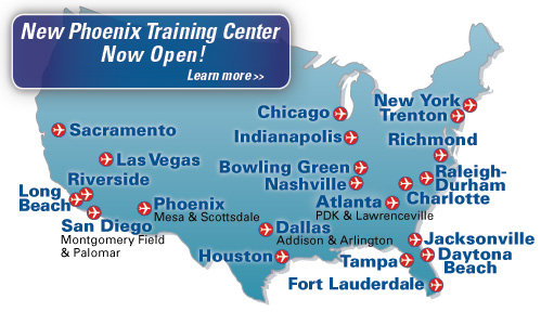 ATP Flight School Map