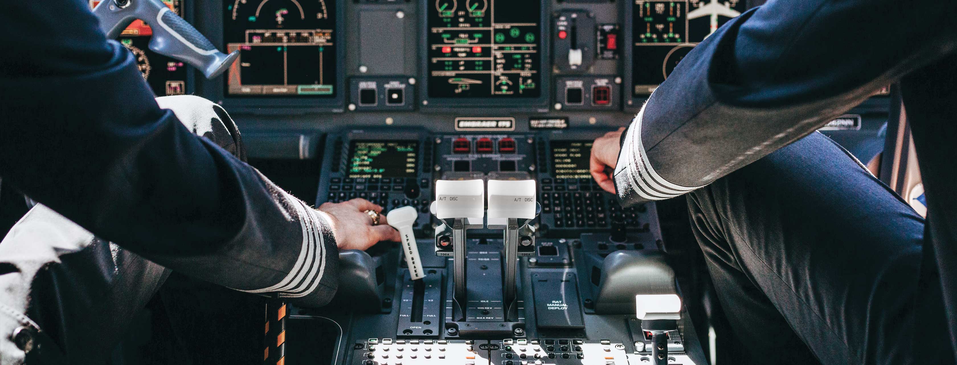 Current Airline Pilot Hiring Outlook - ERJ 175 Instrument Panel